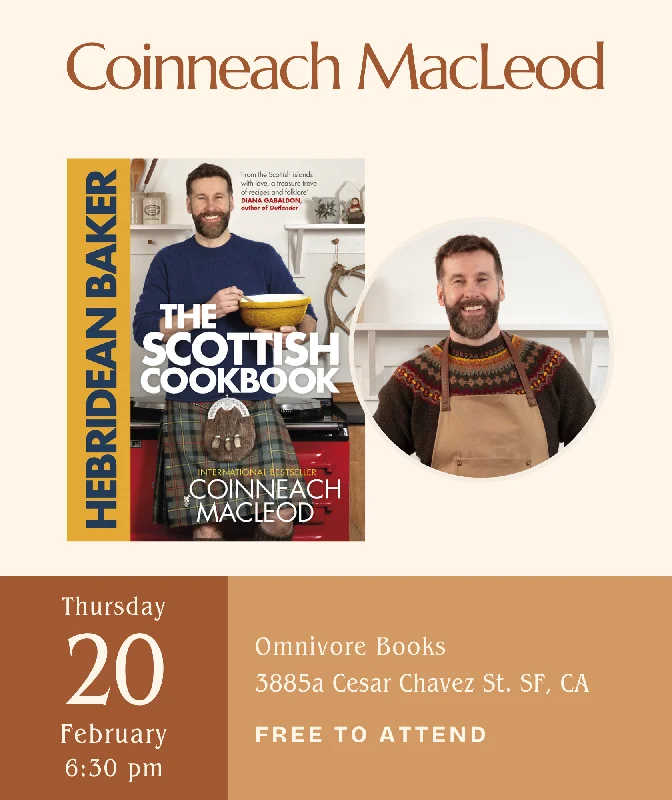 Coinneach MacLeod Author Talk • The Hebridean Baker: The Scottish Cookbook