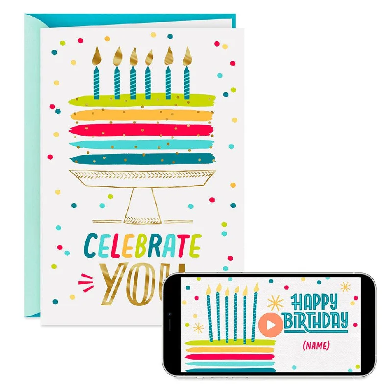 Hallmark : Celebrate You Cake Video Greeting Birthday Card