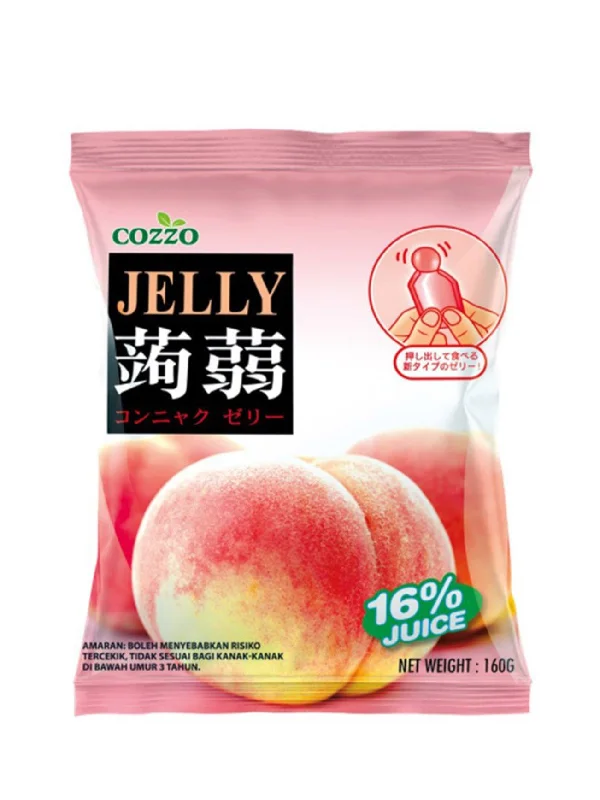 COZZO KONNYAKU JELLY PEACH 160G