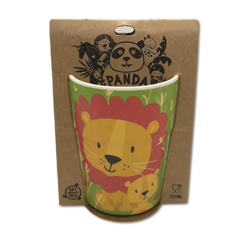 H & H Gifts : Panda Cups in Blank Lions & Tigers