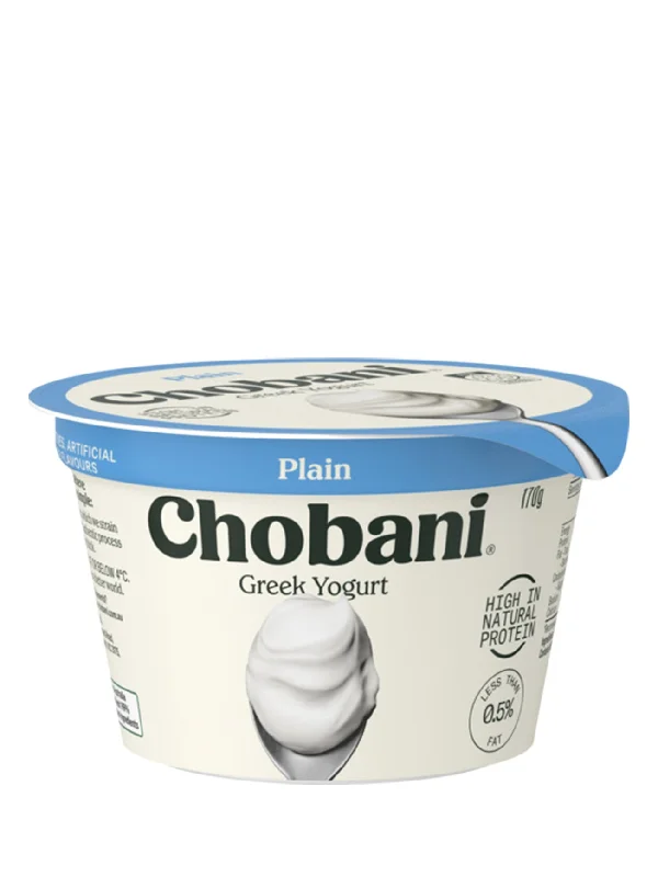 CHOBANI GREEK YOGHURT 0% FAT NATURAL LIGHT 160G