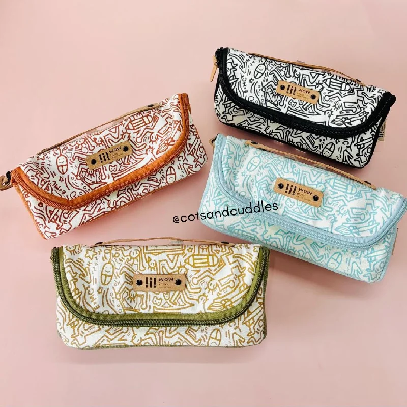 Cute Design Expandable Stationery Pouch with Handle