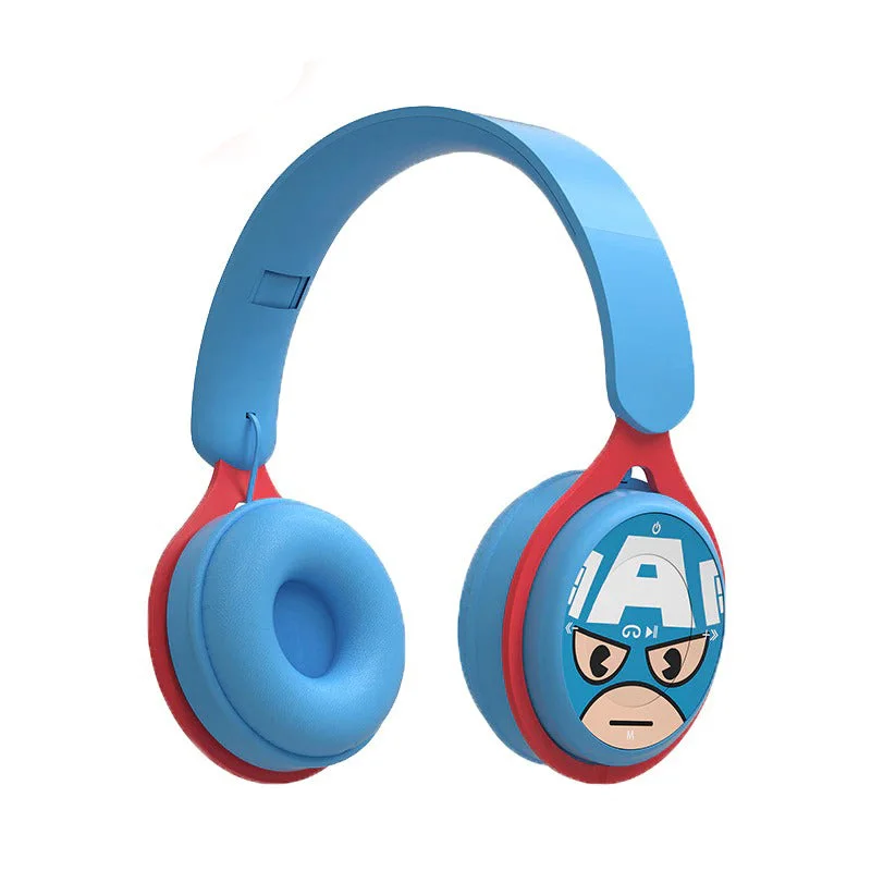 Cute Wireless Headphone For Kids With Superheros Theme