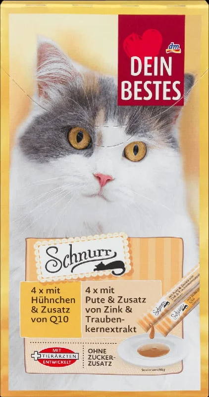 Schnurr Snack for cats Chicken & Turkey 120g (8 Packs)