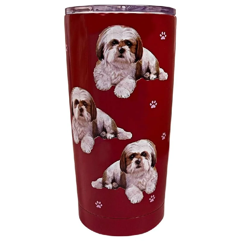 E & S Pets : Shih Tzu Serengeti Ultimate Tumbler - Stainless Steel