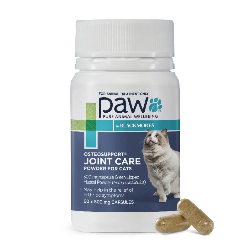 PAW by Blackmores Osteosupport Joint Care Powder Capsules for Cats 60 Pack