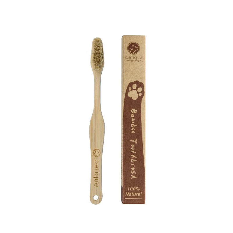 Petique Eco-Friendly Bamboo Pet Toothbrush