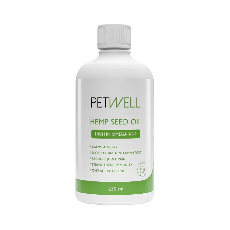 PetWell Hemp Seed Oil for Dogs and Cats 250ml