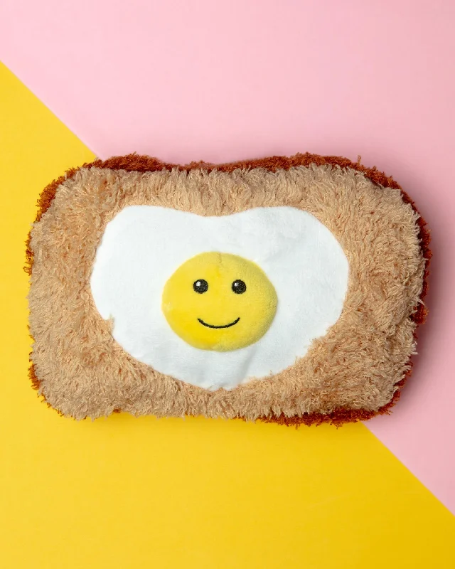 Hearty-Side Up Egg W/ Toast Squeaky Dog Toy (FINAL SALE)