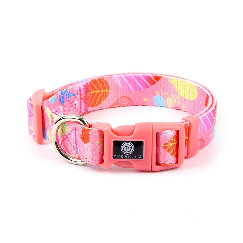 Alice & Co - Collar - Pink Summer Leaf