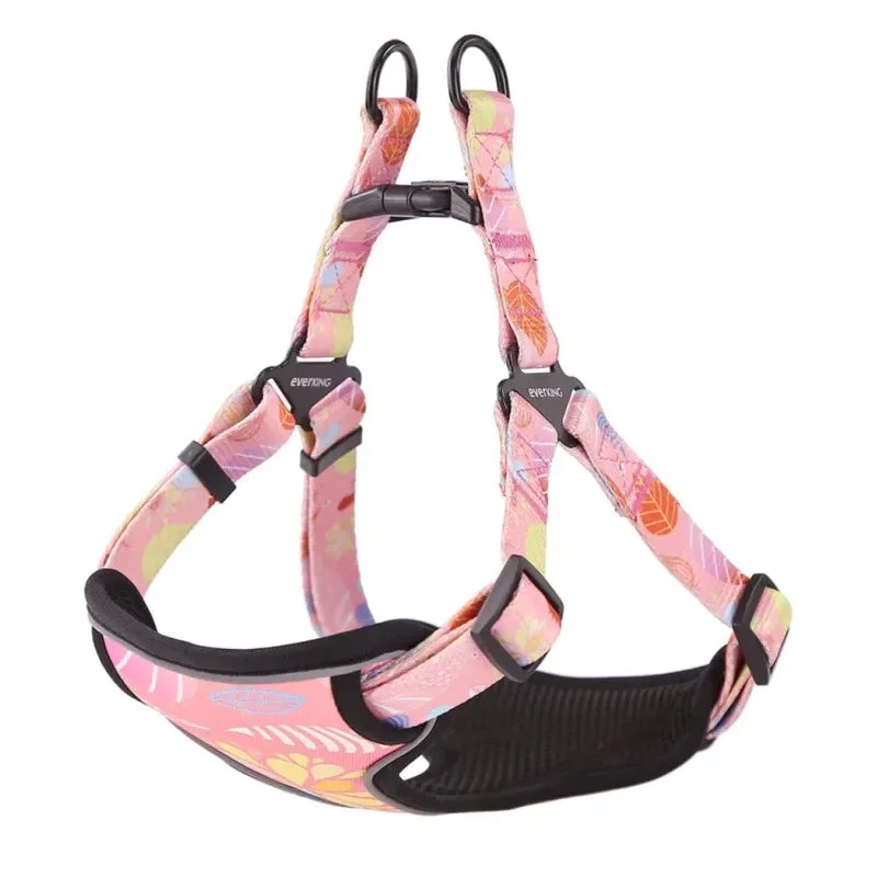 Alice & Co - Harness - Pink Summer Leaf